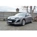 Накладка сплиттер на передний бампер вариант 2 на Mazda 3 BL Sport